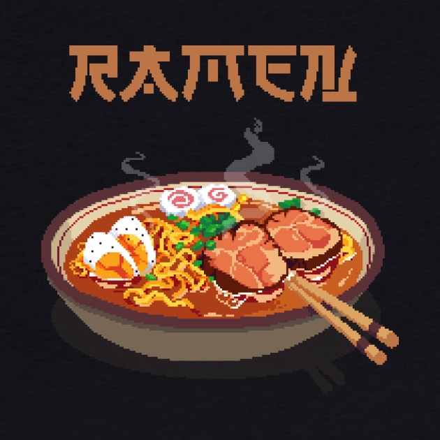 Bowl of Ramen | Pixel Art by Quintino Pixels